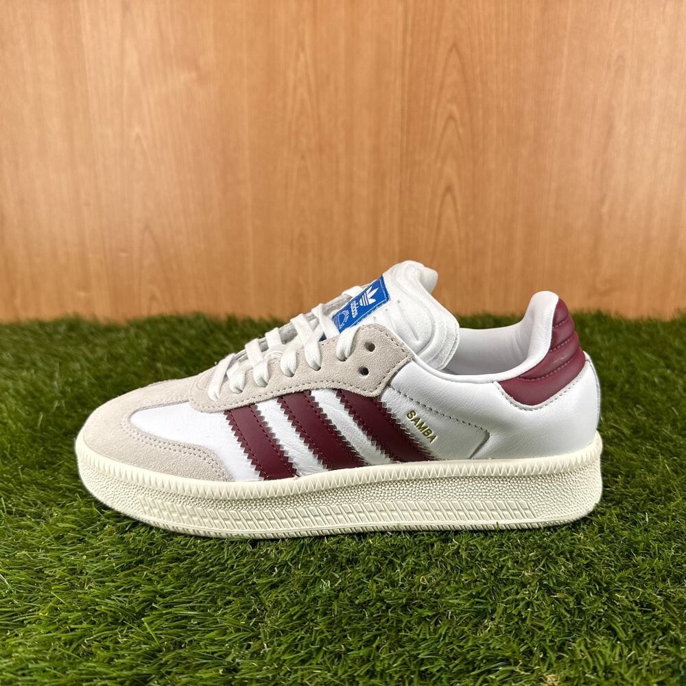adidas Samba XLG White Shadow Red Shoes JR0932 Men's 6.5 / Women's 7.5 - Picture 6 of 7